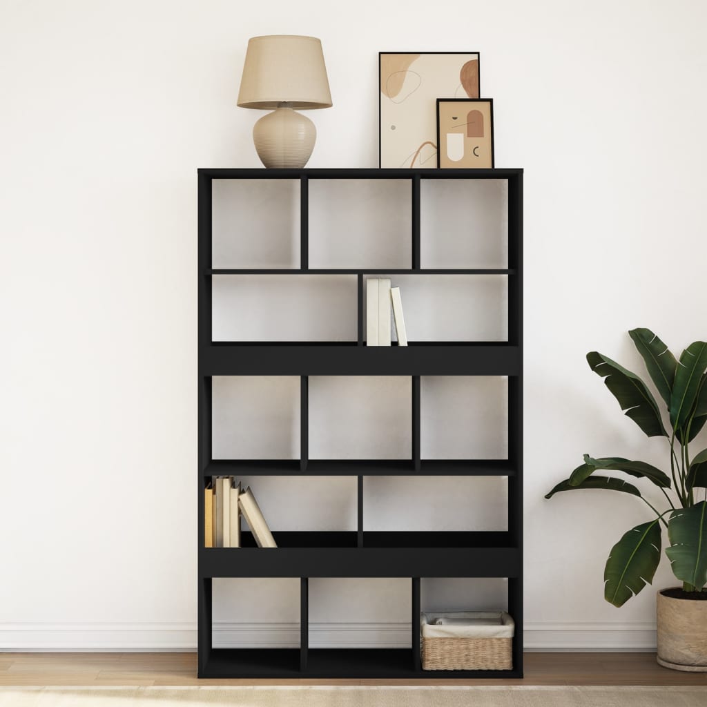 Bokhylle Svart 100x33x156,5 cm