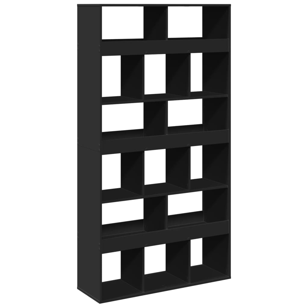 Bokhylle Svart 100x33x187,5 cm