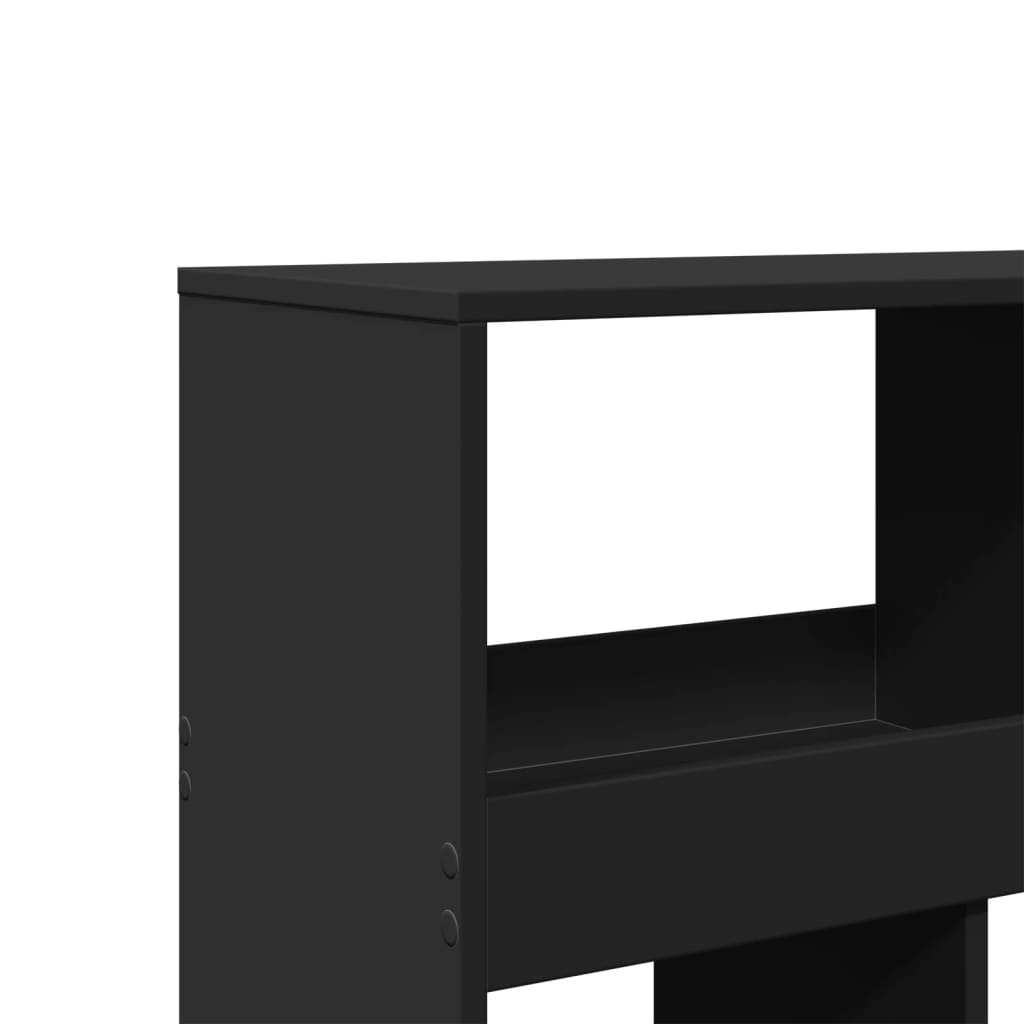 Bokhylle Svart 100x33x187,5 cm