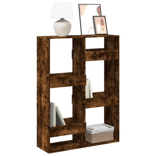 Bokhylle Røkt Eik 100x33x135 cm