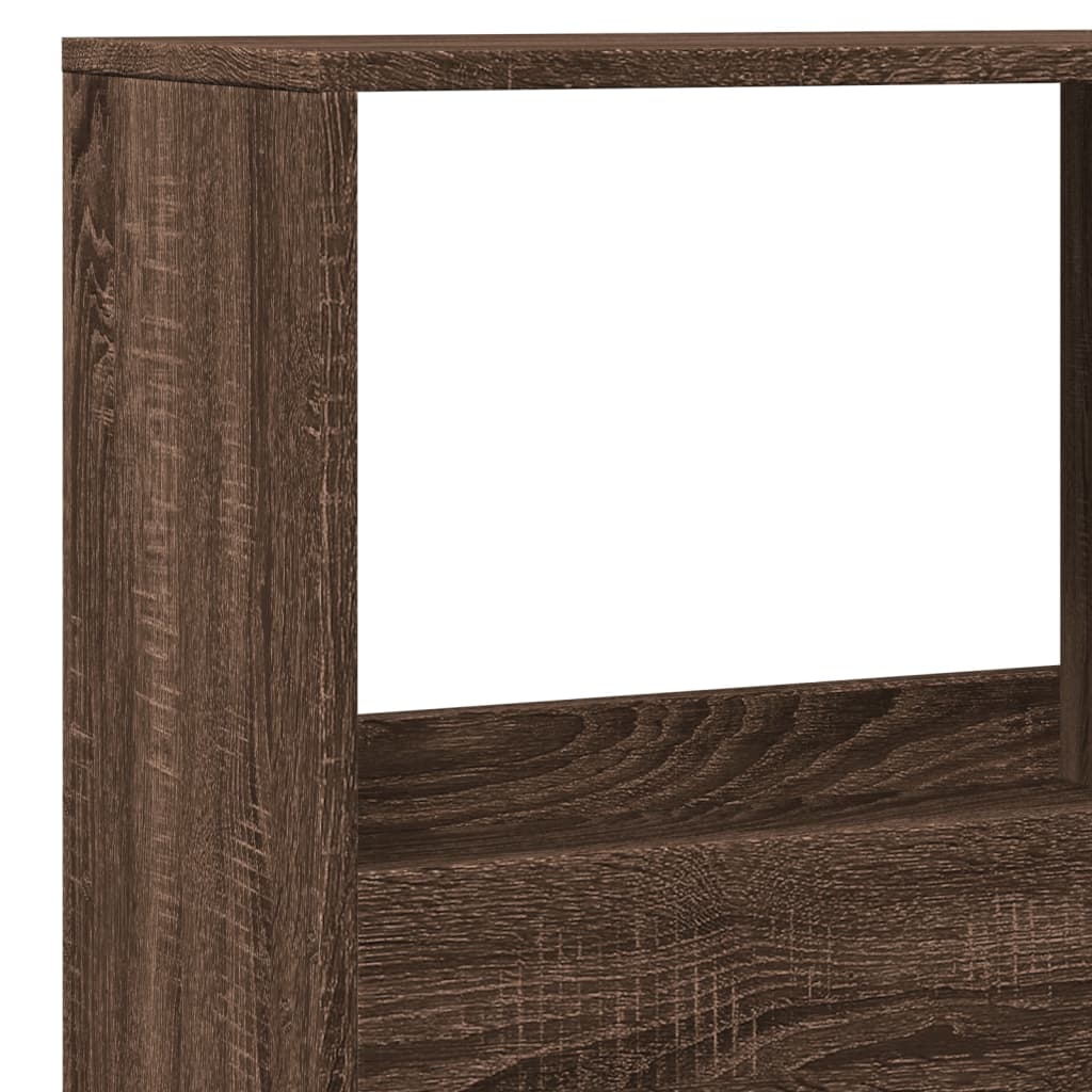 Bokhylle Brun Eik 100x33x155,5 cm