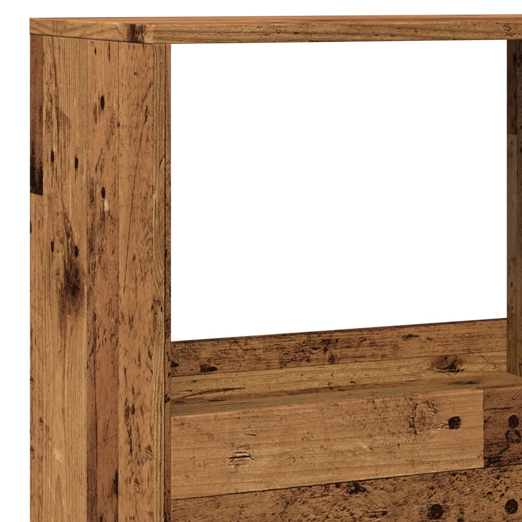 Bokhylle Gammelt Tre 100x33x155,5 cm