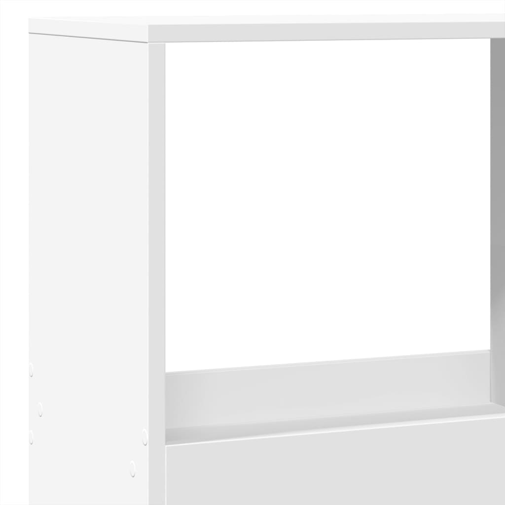 Bokhylle Hvit 100x33x175 cm