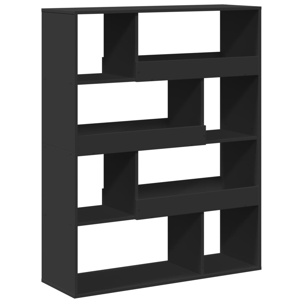 Bokhylle Svart 100x33x125,5 cm