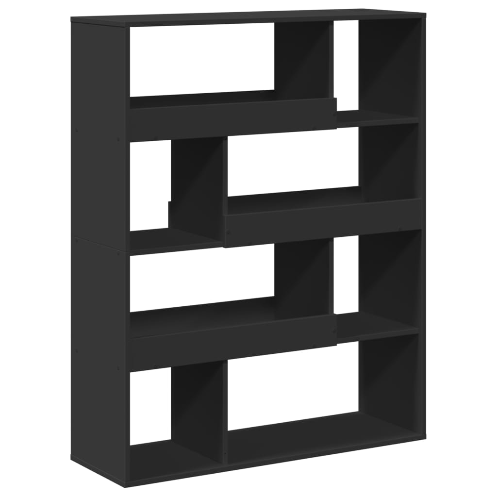 Bokhylle Svart 100x33x125,5 cm
