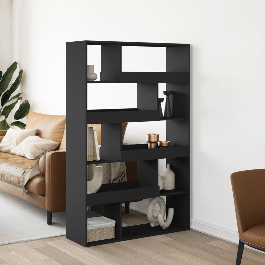 Bokhylle Svart 100x33x156,5 cm