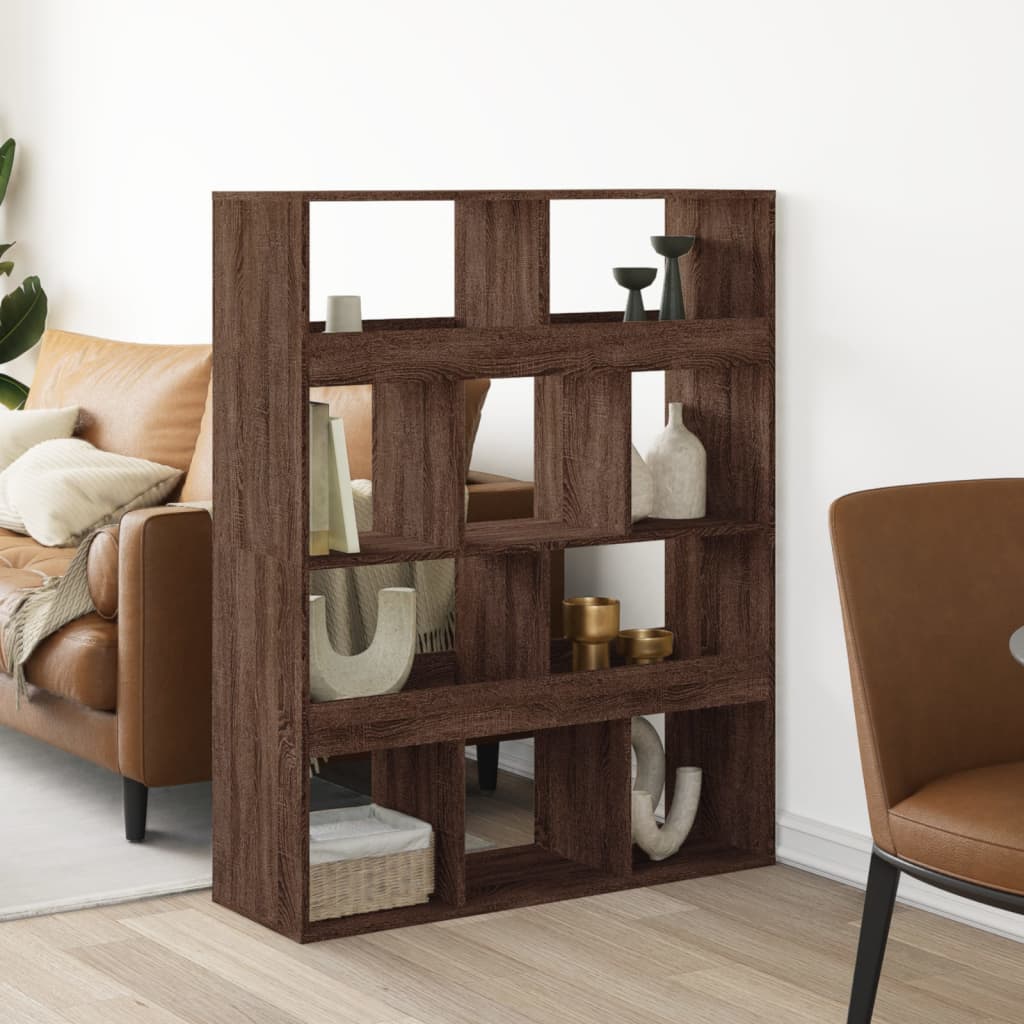 Bokhylle Brun Eik 100x33x125,5 cm