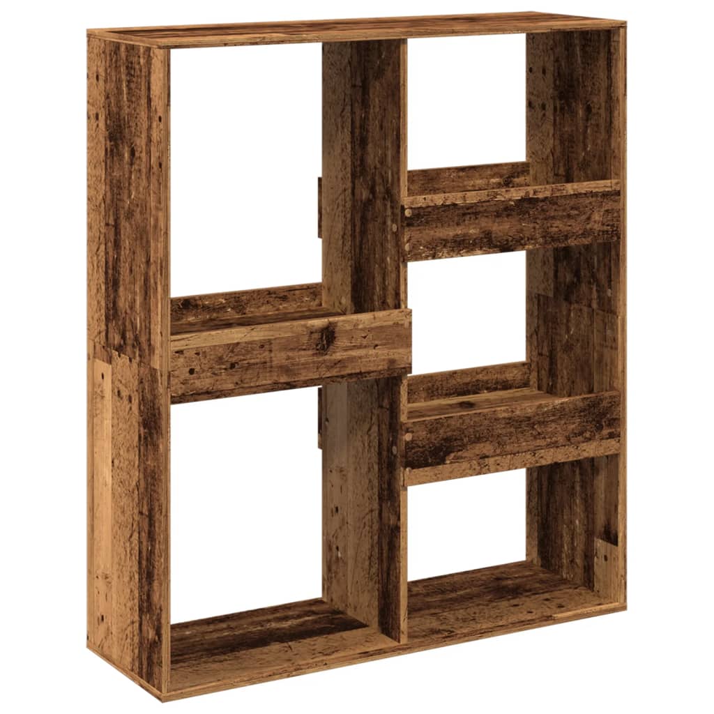 Bokhylle Gammelt Tre 100x33x115 cm