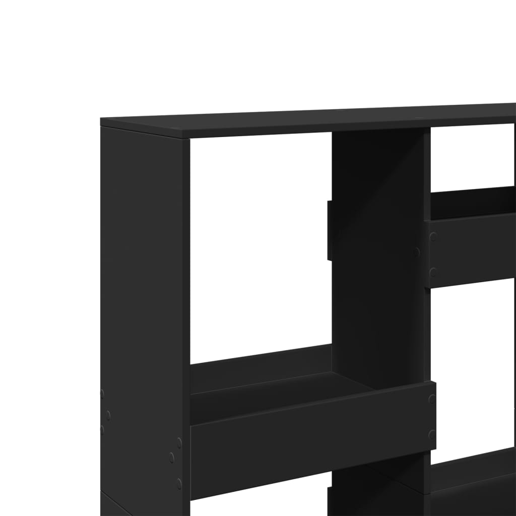 Bokhylle Svart 100x33x135 cm