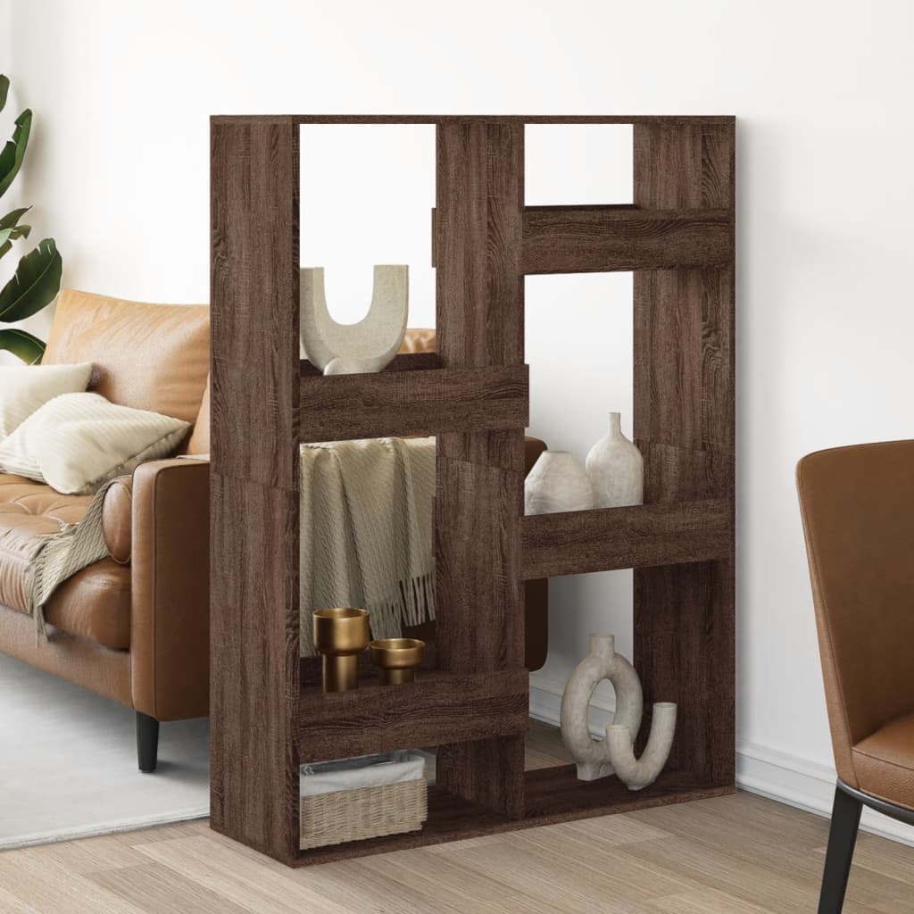 Bokhylle Brun Eik 100x33x135 cm