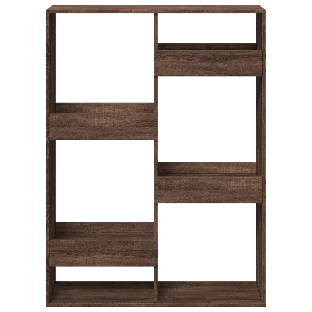 Bokhylle Brun Eik 100x33x135 cm