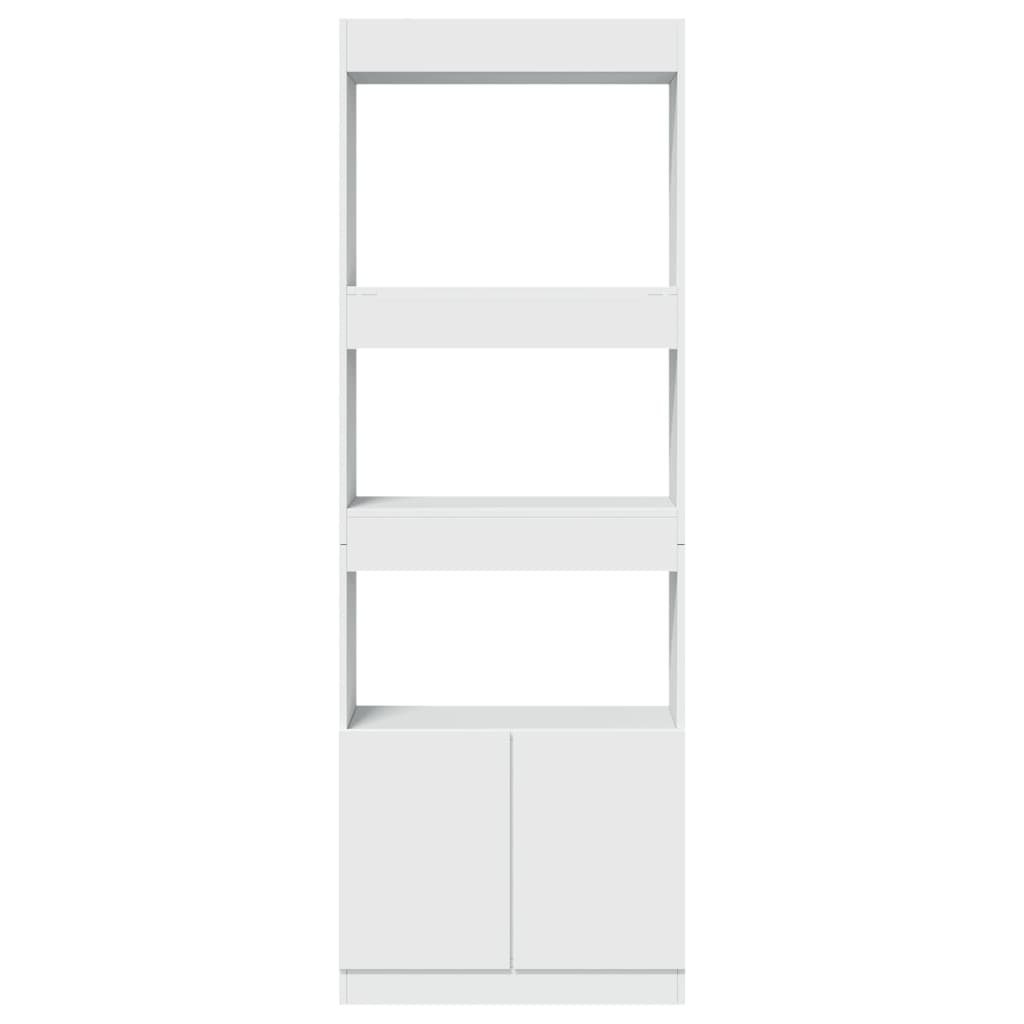 Skap Hvit 63x33x180 cm