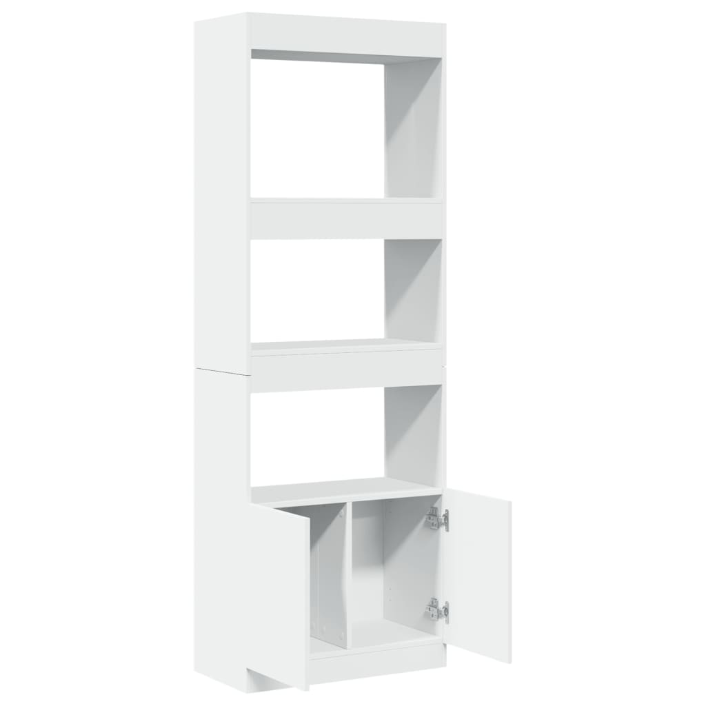 Skap Hvit 63x33x180 cm