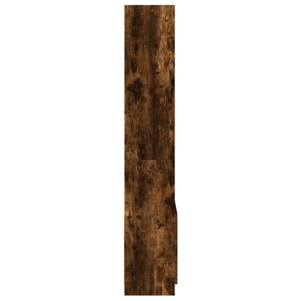 Skap Røkt Eik 63x33x180 cm