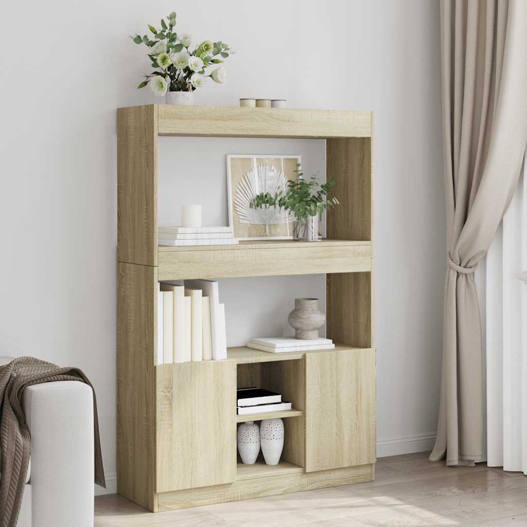 Skap Sonoma Eik 92x33x140 cm