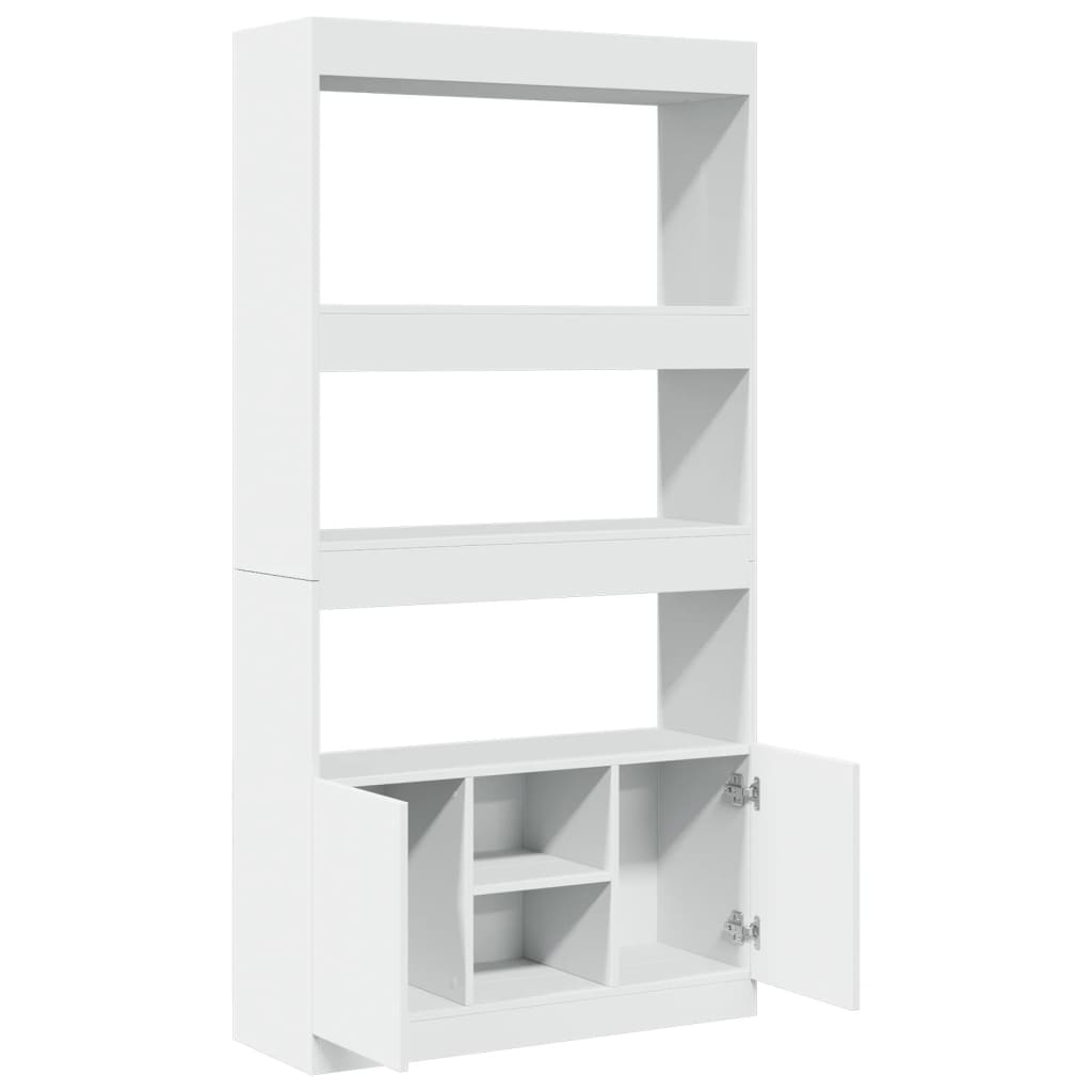 Skap Hvit 92x33x180 cm