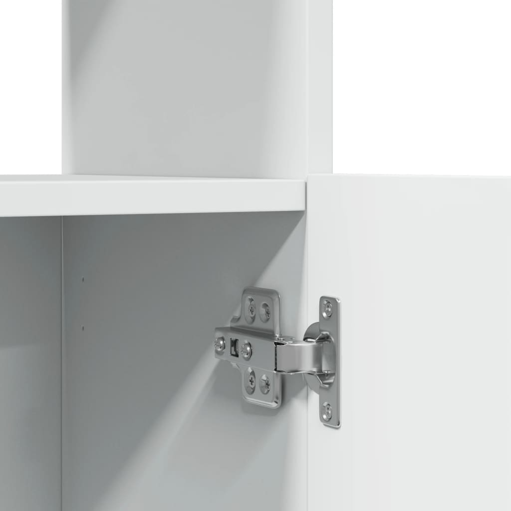 Skap Hvit 92x33x180 cm