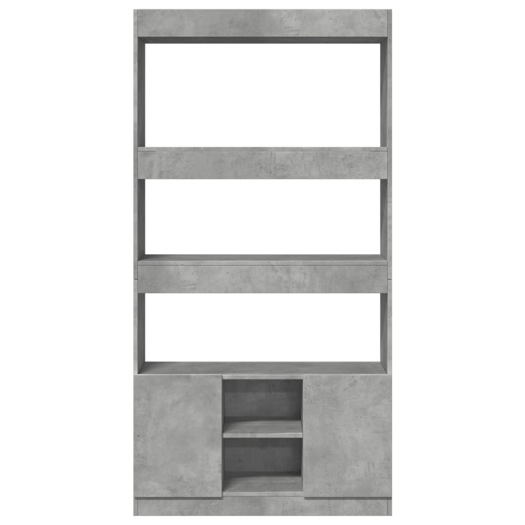 Skap Betonggrå 92x33x180 cm