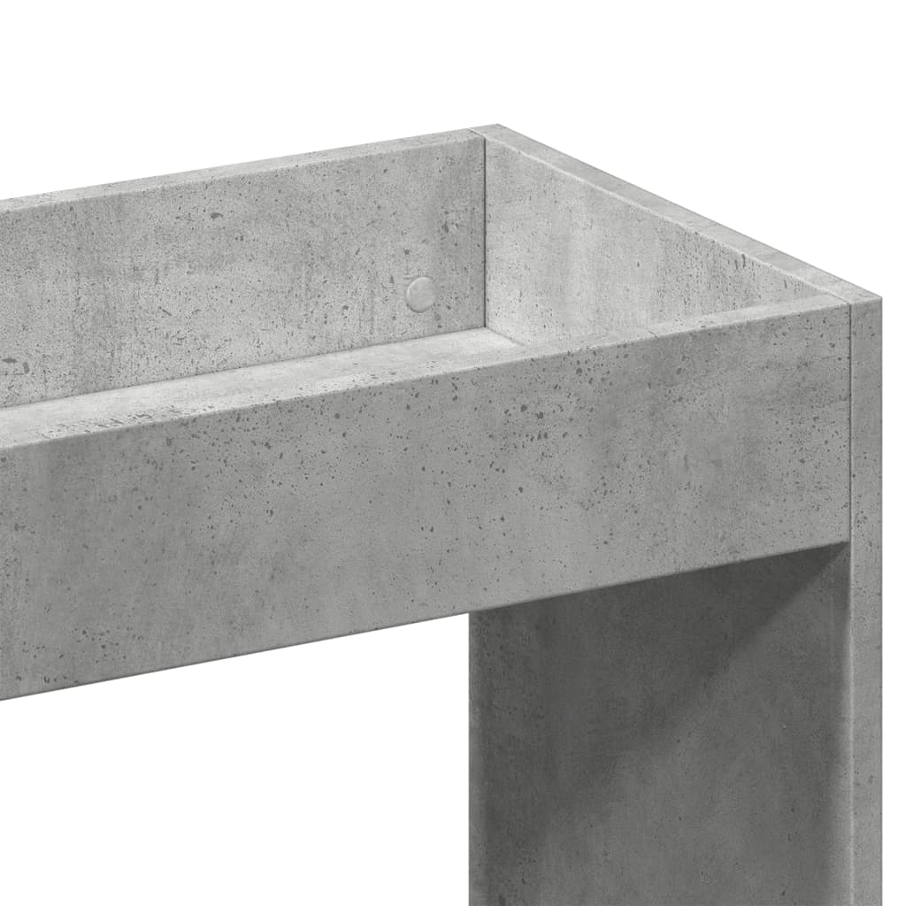 Skap Betonggrå 92x33x180 cm