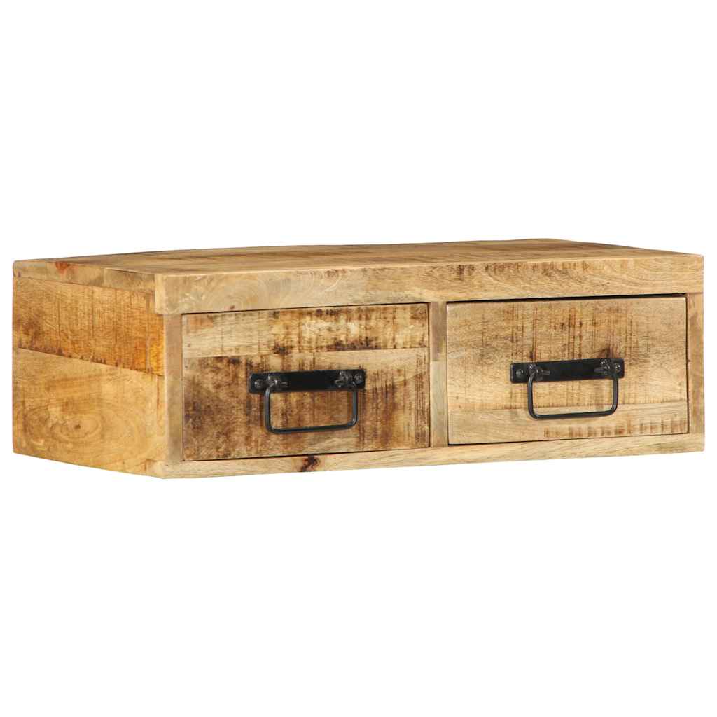 TV-Møbel Tre Tv-benk Veggmontert 60x30x19 cm grovt heltre mangotre