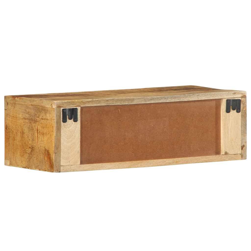 TV-Møbel Tre Tv-benk Veggmontert 60x30x19 cm grovt heltre mangotre