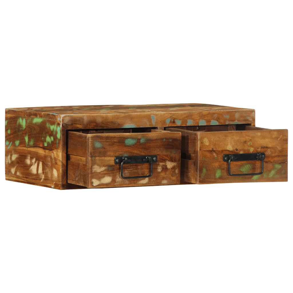 TV-Møbel Tre Tv-benk Veggmontert 60x30x19 cm gjenvunnet heltre