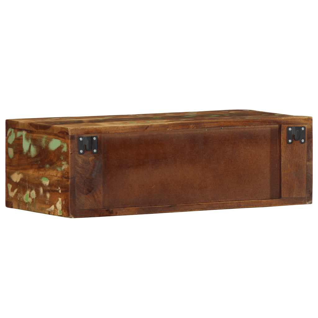 TV-Møbel Tre Tv-benk Veggmontert 60x30x19 cm gjenvunnet heltre