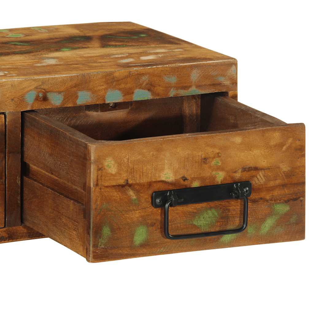 TV-Møbel Tre Tv-benk Veggmontert 60x30x19 cm gjenvunnet heltre