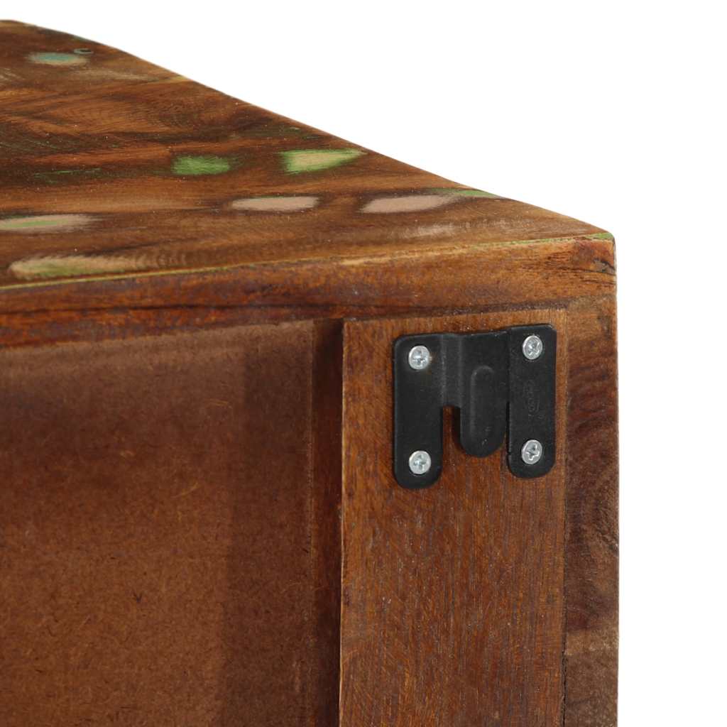 TV-Møbel Tre Tv-benk Veggmontert 60x30x19 cm gjenvunnet heltre