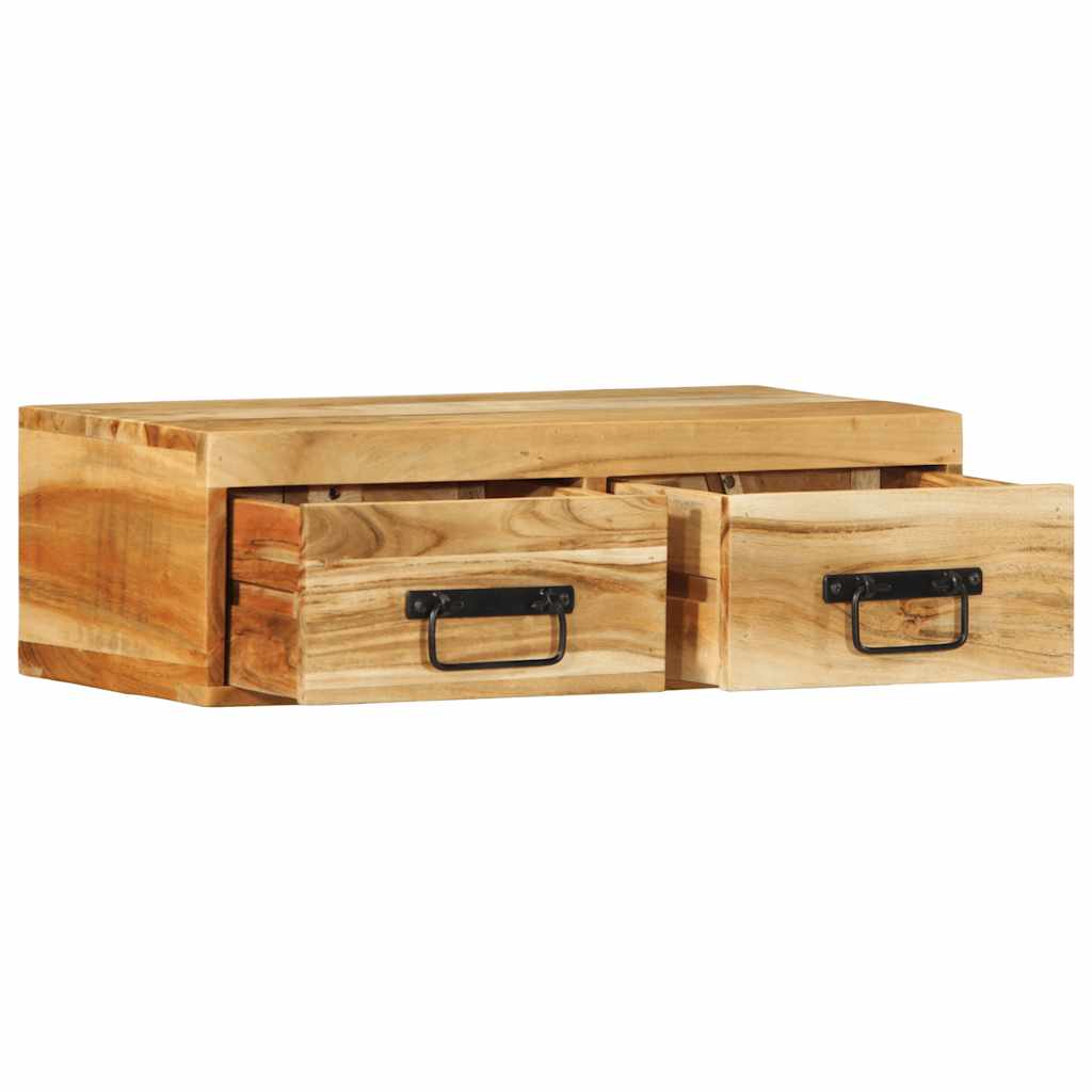 TV-Møbel Tre Tv-benk Veggmontert 60x30x19 cm heltre akasie