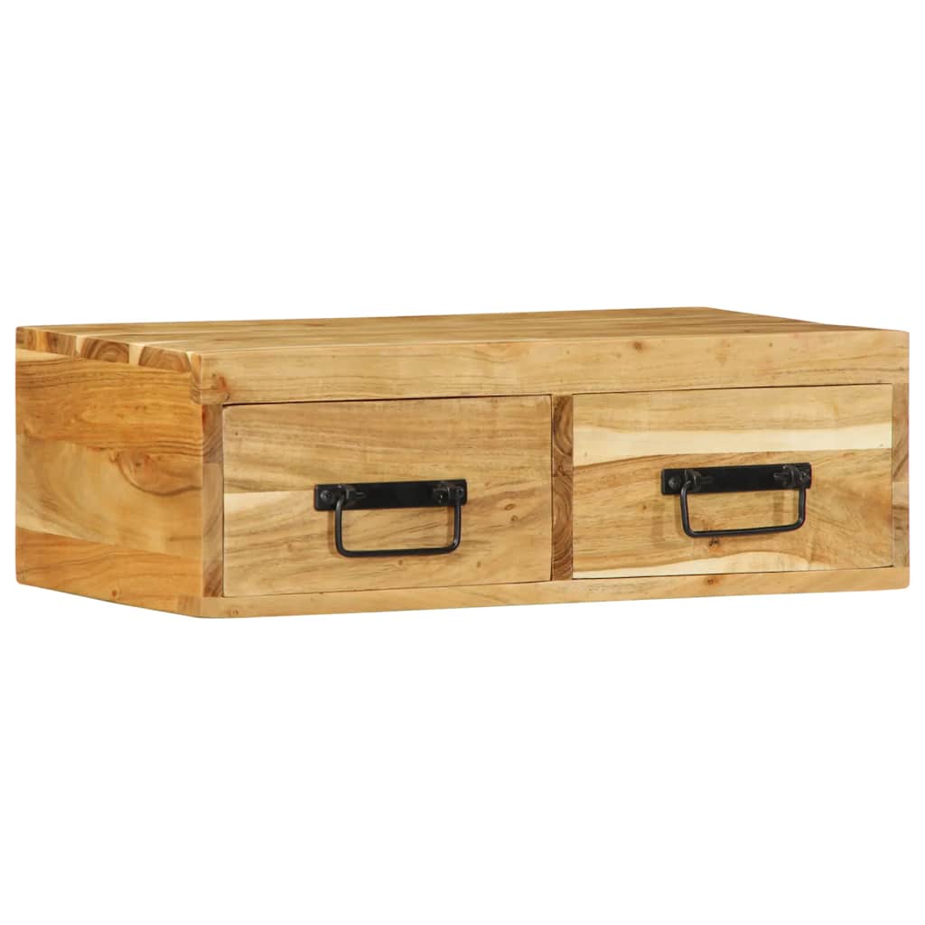 TV-Møbel Tre Tv-benk Veggmontert 60x30x19 cm heltre akasie