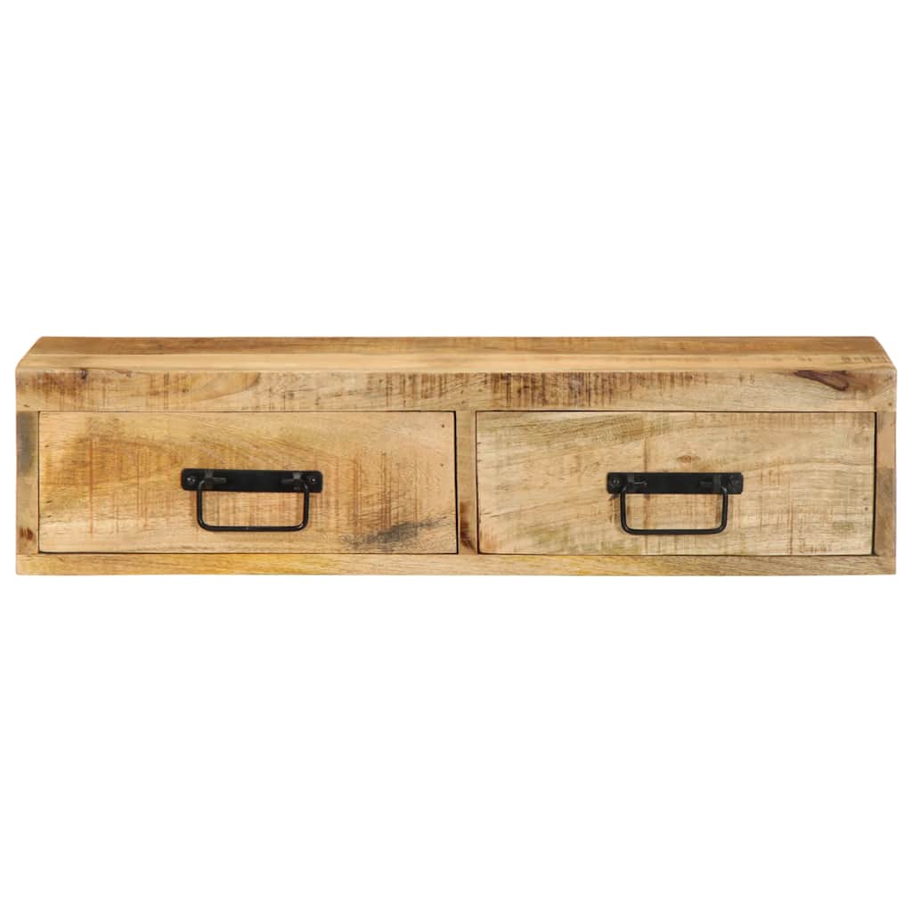 TV-Møbel Tre Tv-benk Veggmontert 80x30x19 cm grovt heltre mangotre