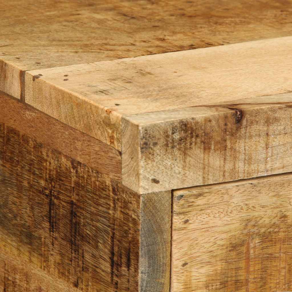TV-Møbel Tre Tv-benk Veggmontert 80x30x19 cm grovt heltre mangotre