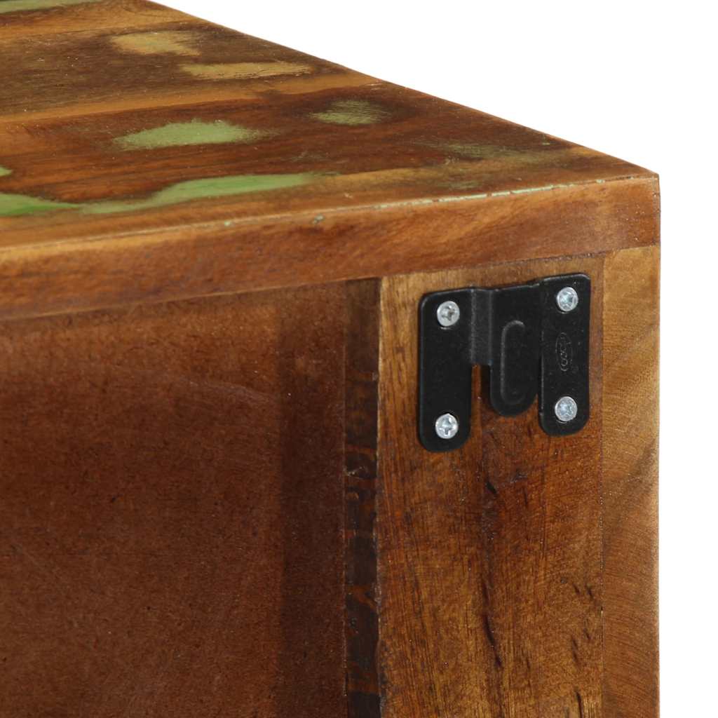 TV-Møbel Tre Tv-benk Veggmontert 80x30x19 cm gjenvunnet heltre
