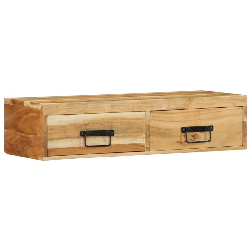 TV-Møbel Tre Tv-benk Veggmontert 80x30x19 cm heltre akasie