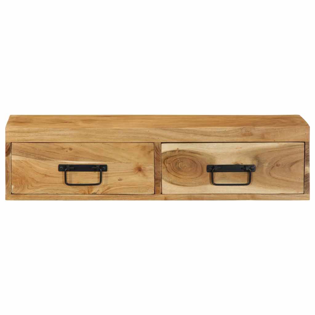 TV-Møbel Tre Tv-benk Veggmontert 80x30x19 cm heltre akasie