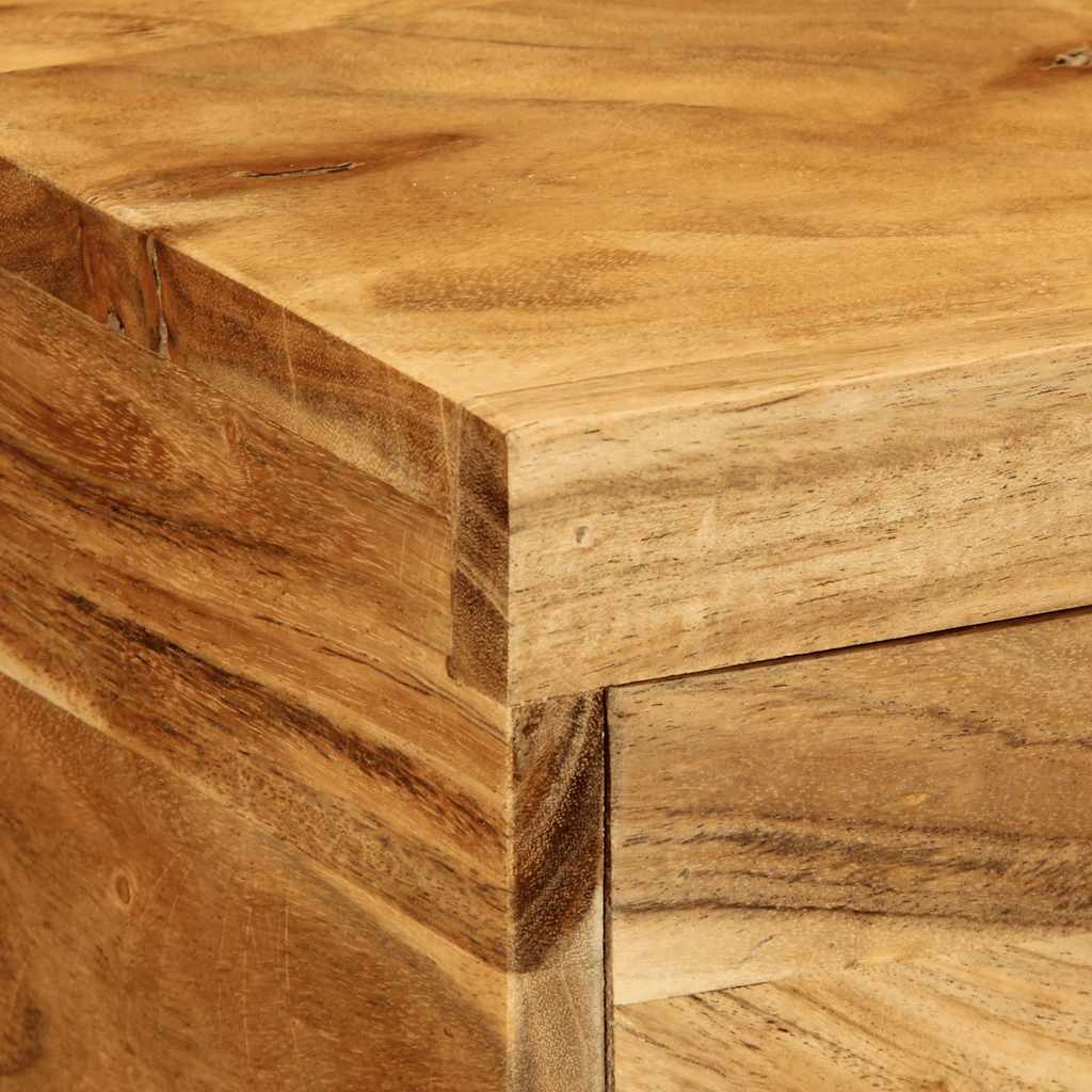 TV-Møbel Tre Tv-benk Veggmontert 80x30x19 cm heltre akasie