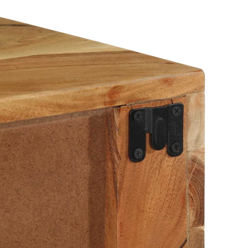 TV-Møbel Tre Tv-benk Veggmontert 100x30x19 cm heltre akasie
