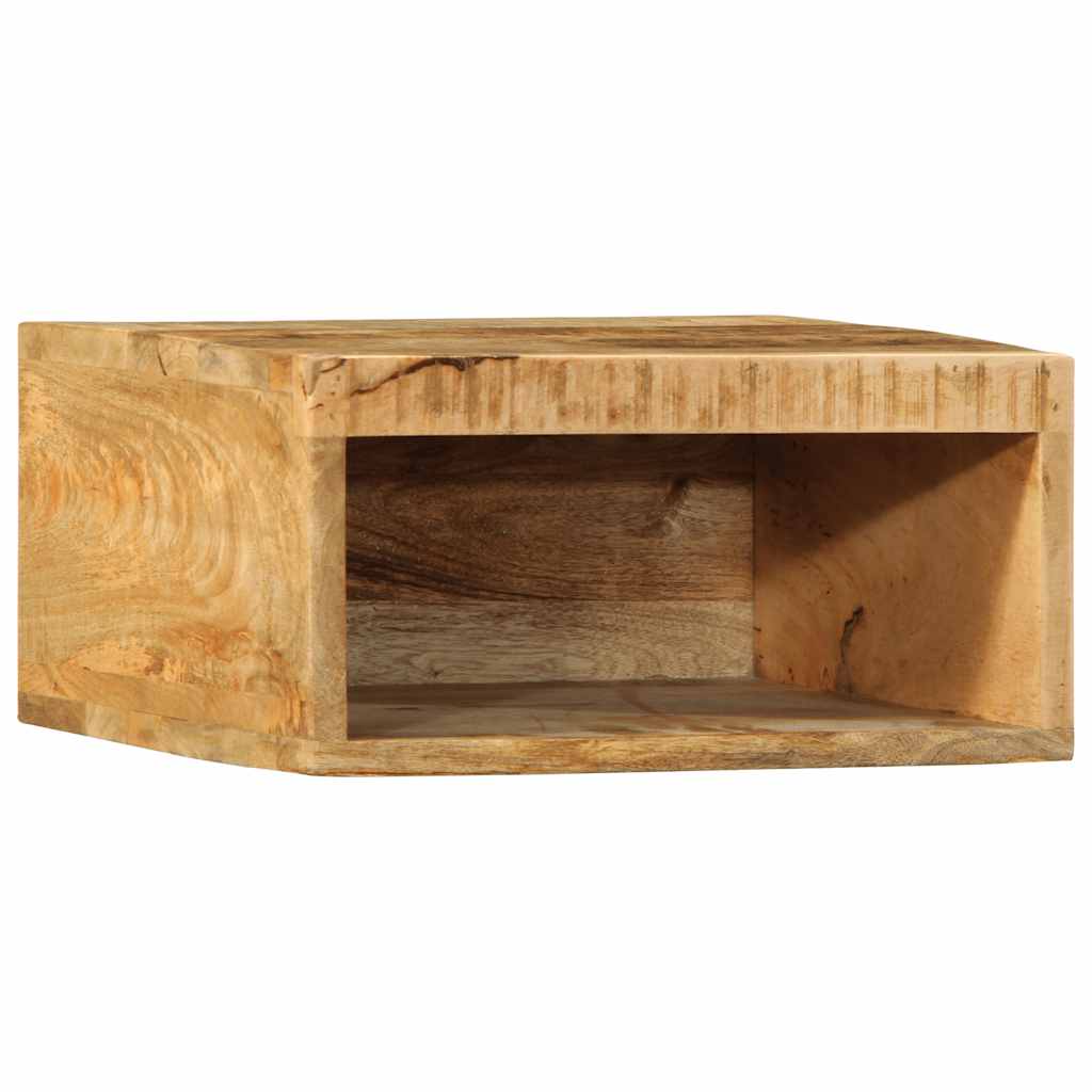 TV-Møbel Tre Tv-benk Veggmontert 40x30x19 cm grovt heltre mangotre