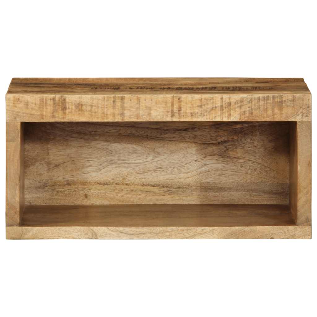 TV-Møbel Tre Tv-benk Veggmontert 40x30x19 cm grovt heltre mangotre