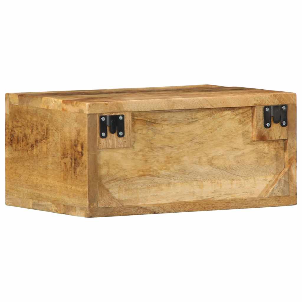TV-Møbel Tre Tv-benk Veggmontert 40x30x19 cm grovt heltre mangotre