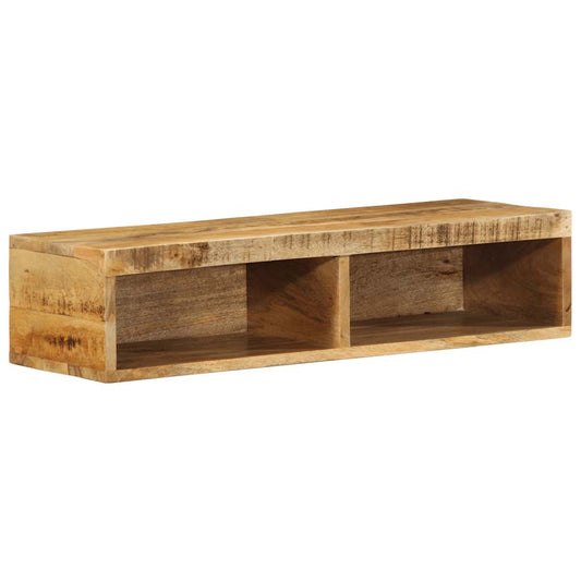 TV-Møbel Tre Tv-benk Veggmontert 80x30x19 cm grovt heltre mangotre