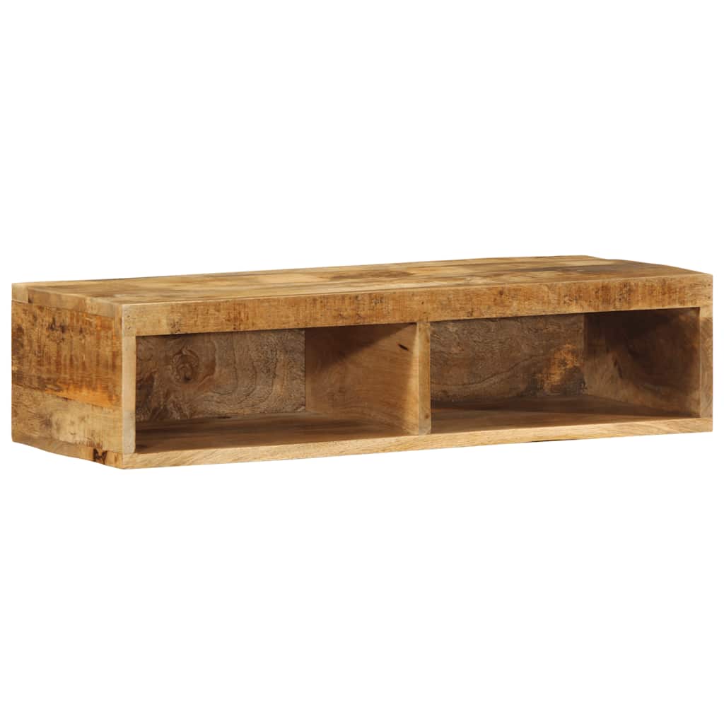 TV-Møbel Tre Tv-benk Veggmontert 80x30x19 cm grovt heltre mangotre