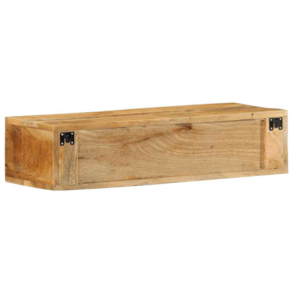 TV-Møbel Tre Tv-benk Veggmontert 80x30x19 cm grovt heltre mangotre