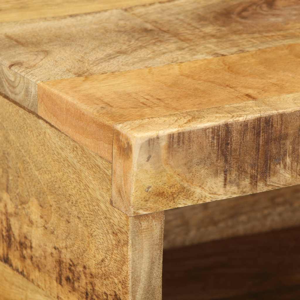 TV-Møbel Tre Tv-benk Veggmontert 80x30x19 cm grovt heltre mangotre