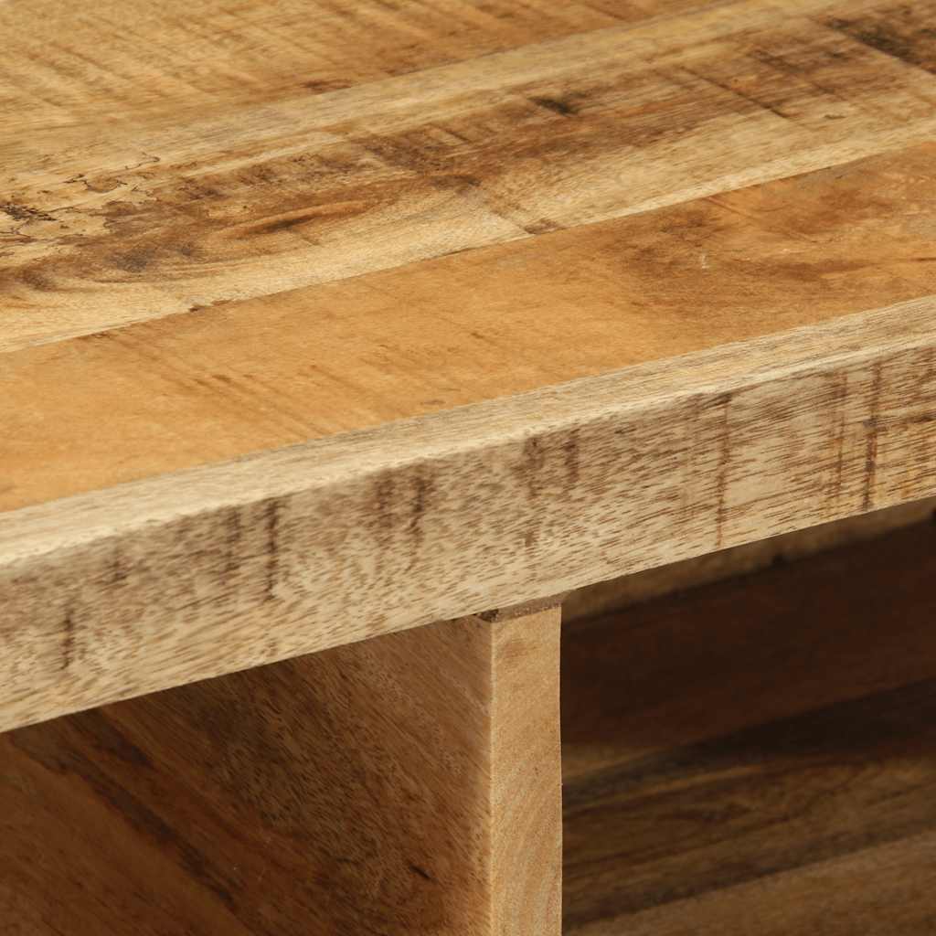 TV-Møbel Tre Tv-benk Veggmontert 80x30x19 cm grovt heltre mangotre