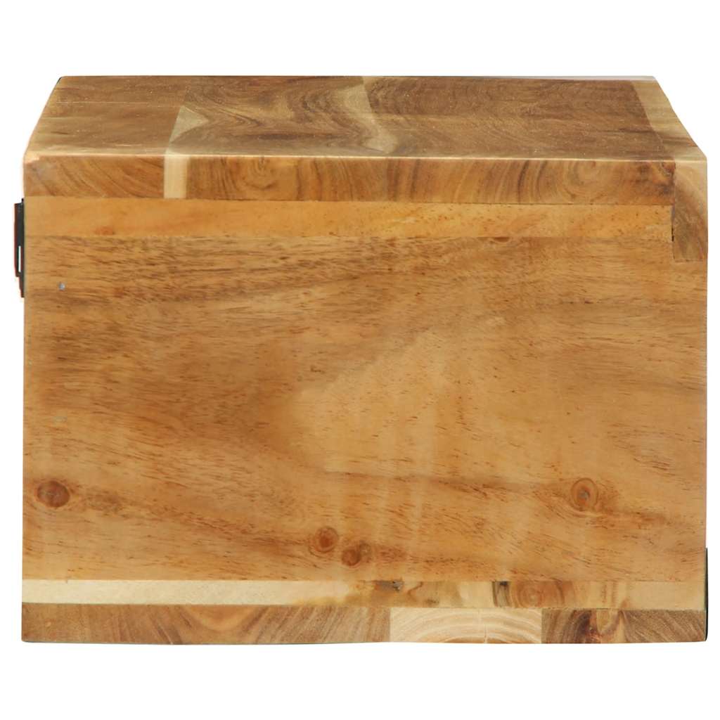 TV-Møbel Tre Tv-benk Veggmontert 80x30x19 cm heltre akasie