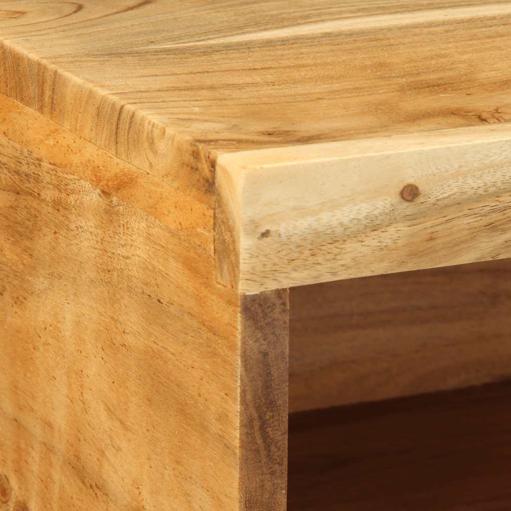 TV-Møbel Tre Tv-benk Veggmontert 80x30x19 cm heltre akasie