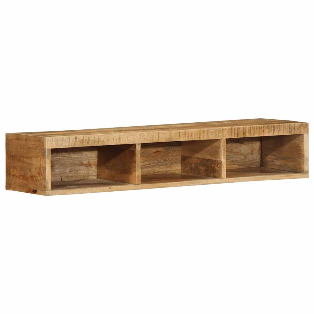 TV-Møbel Tre Tv-benk Veggmontert 100x30x19 cm grovt heltre mangotre