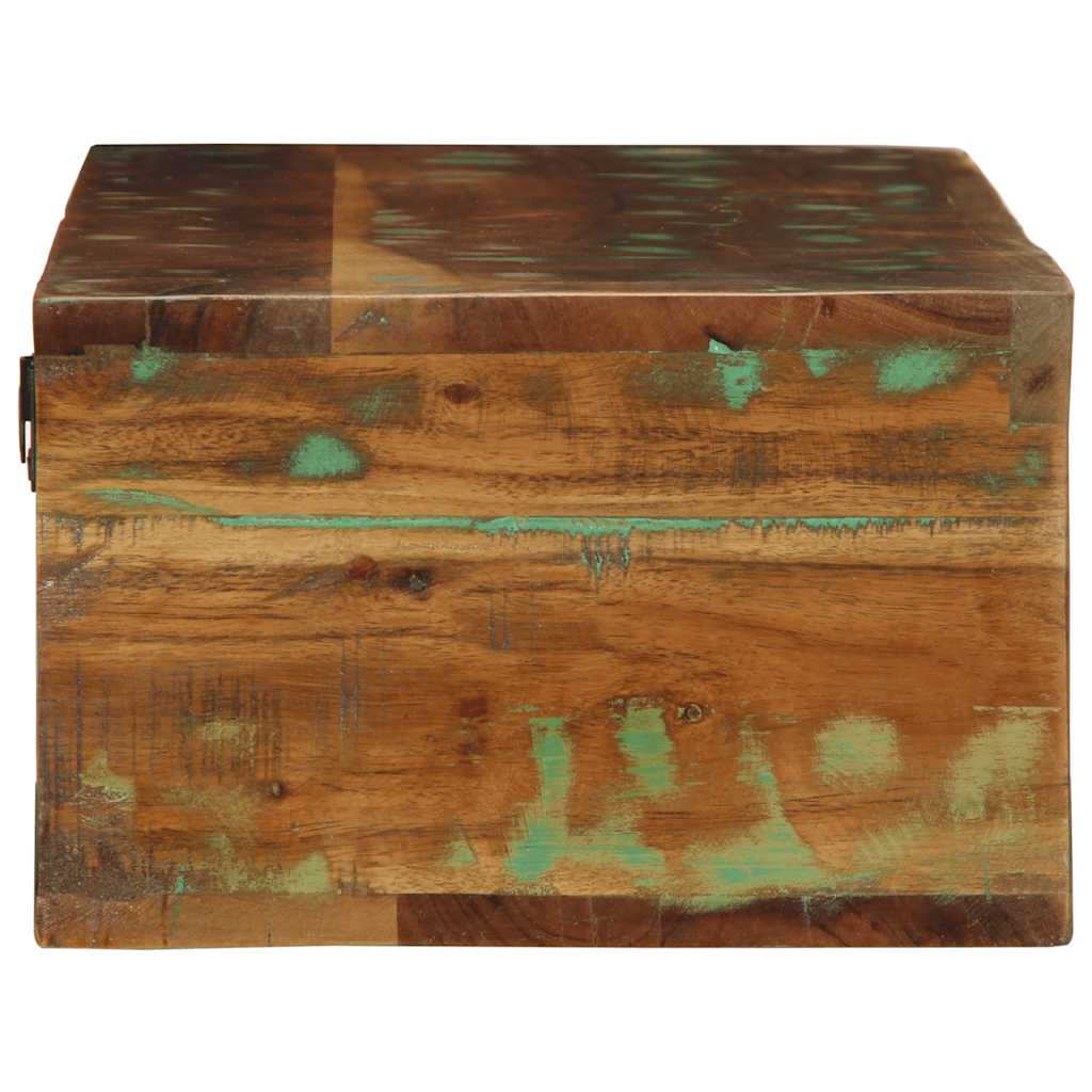 TV-Møbel Tre Tv-benk Veggmontert 100x30x19 cm gjenvunnet heltre